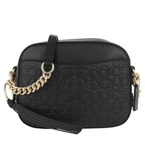 Coach Camera Bag Signature Leather (Crossbody) NEW